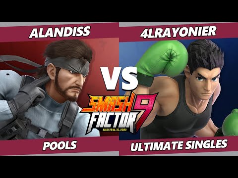 Smash Factor 9 - AlanDiss (Snake) Vs. 4LRayonier (Little Mac) SSBU Ultimate Tournament
