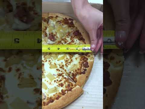 is a 12-inch pizza really 12 inches? #foryou   #pizza  #theboringkompany #theboringmomo