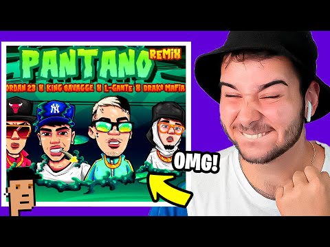 REACCIÓN a PANTANO RMX - King Savagge, Drako mafia, Marcianeke, L-Gante, Jordan 23, Cris Mj