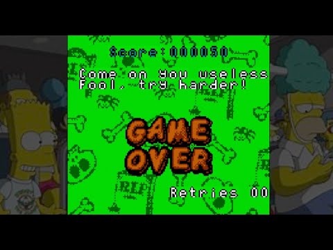 The Simpsons: Night of the Living Treehouse of Horror - Game Over (GBC)