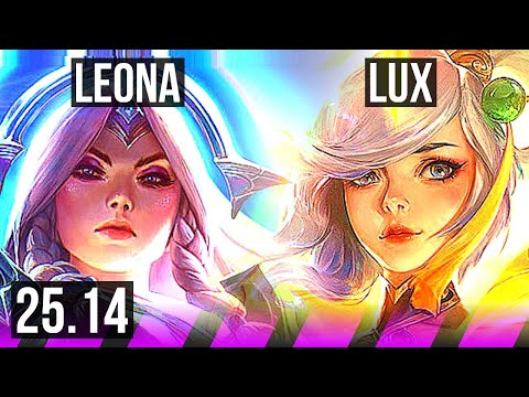 LEONA & Jhin vs LUX & Senna (SUP) | KR Master | 25.14