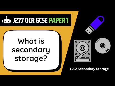 Secondary Storage | 2.2 | OCR GCSE Computer Science | J277