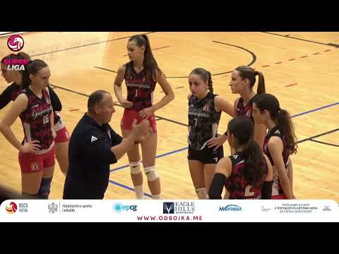 EPCG Superliga Ž | Gimnazijalac vs Mediteran 1:3 (8. kolo EPCg Superlige odbojkašica)