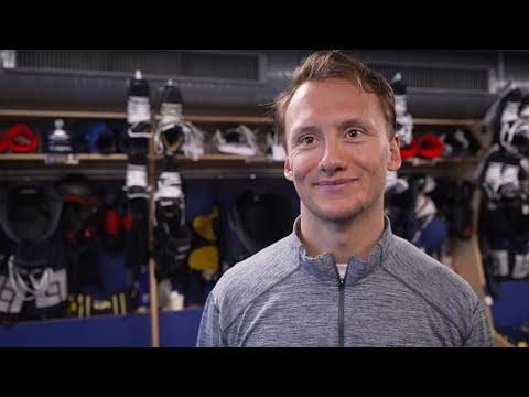 Daniel Bertov efter segern mot Västervik i kvartsfinal 1