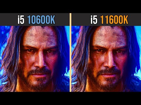 INTEL i5-10600K vs INTEL i5-11600K | Test in 8 Games
