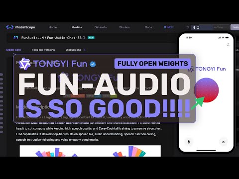 Fun Audio Chat 8B: This SPEECH TO SPEECH Open Model is ACTUALLY AMAZING!