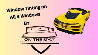 Window Tint from start to finish