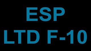 Video thumbnail for ESP LTD F-10 electric guitar under $200 by MusicFluently