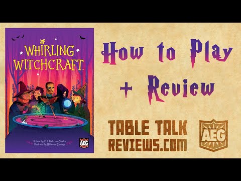 How to Play Whirling Witchcraft & Review | Table Talk Reviews