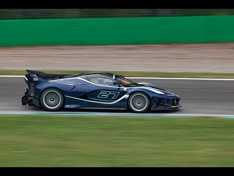 Ferrari FXX K EVO in Action - PURE V12 SOUND at Finali Mondiali Monza 2018