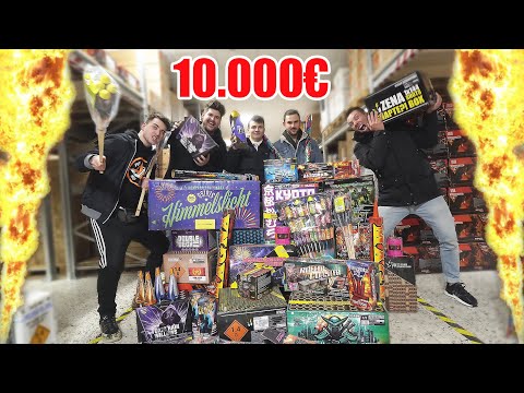 Wir ZÜNDEN 10.000€ Feuerwerk für EUCH!!! 4K Silvester 2020/21