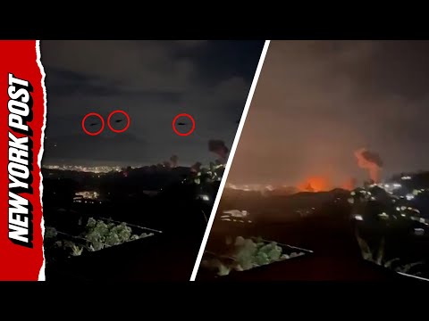 Helicopters Fly Over Venezuelan Capital as Explosions Rock City From US strikes