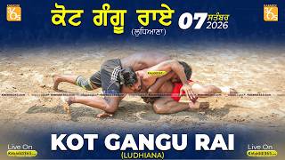 Kot Gangu Rai (Ludhiana) Kabaddi Tournament 07 Sep 2026 
