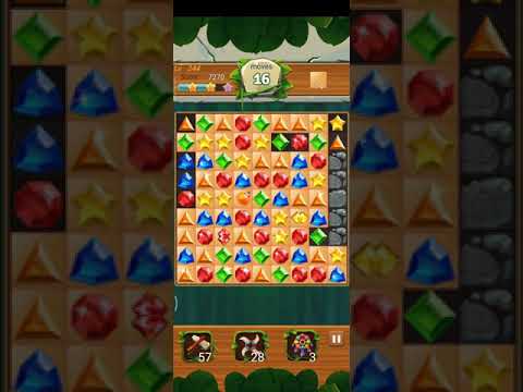 Jewels Jungle 💎 Level 244 ⭐⭐⭐ 2021 - Jewels & Gems Match 3 Puzzle no Booster 👑 Android Gameplay ✅