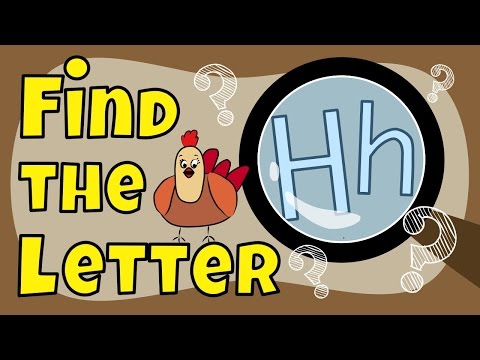 Alphabet Games | Find the Letter H