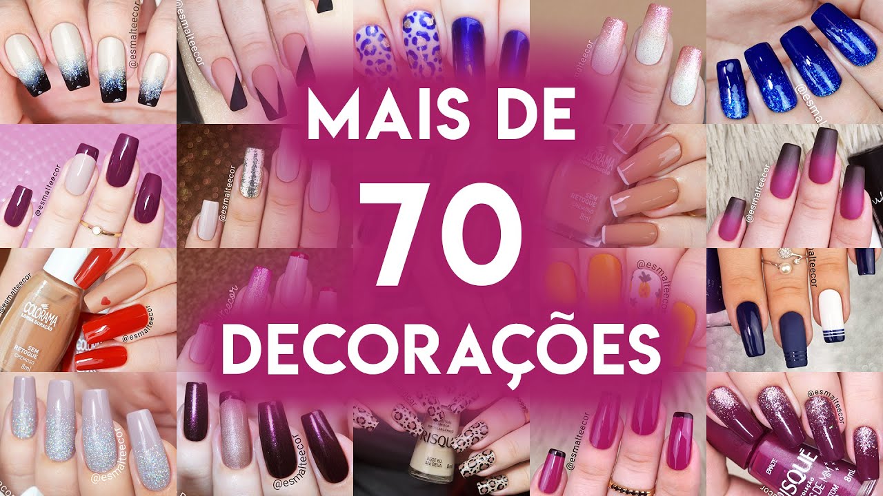 TODAS as DECORAÇÕES de UNHAS de 2019 | Retrospectiva Esmalte e Cor