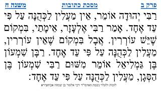 מסכת כתובות פרק ב משנה ח