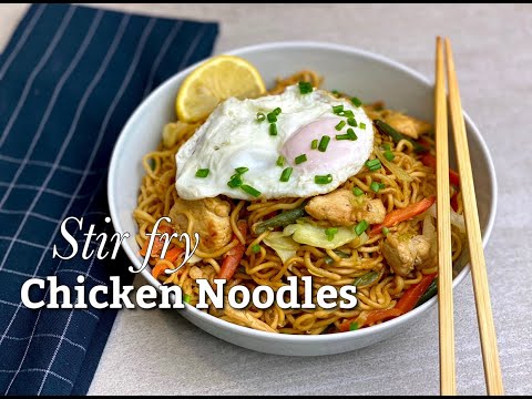 SIMPLE CHICKEN NOODLES STIR-FRY RECIPE I BETTER THAN...