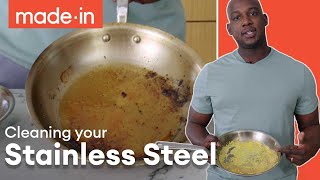 How To Properly Clean Stainless Steel Pans | Made In Cookwar