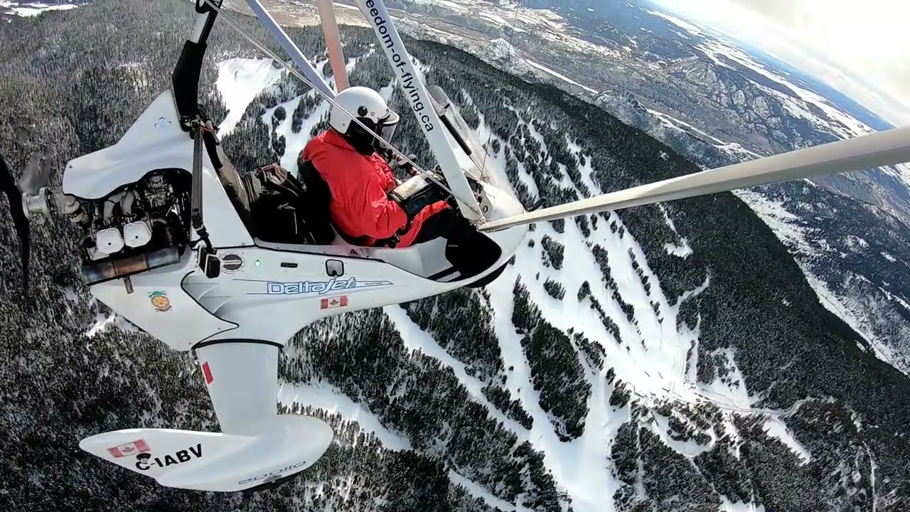 426. Flying to Harper Ski Hill in very Good Turbulence. Kamloops Mar 3, 2023