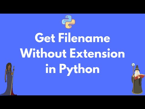 Python File Name Without Extension