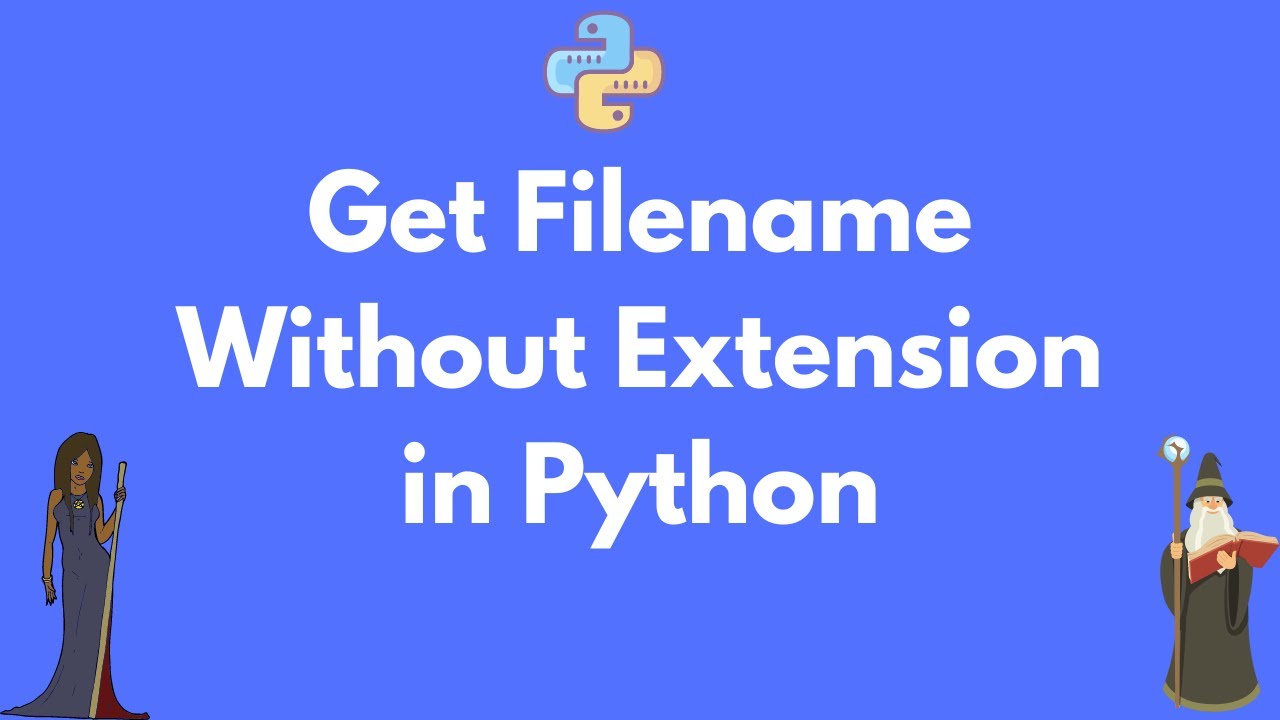 How to get filename without extension from path in Python