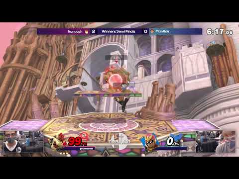 Nanoash (Bowser) vs ManRay (Falcon) - Orbitar 92 - Winners Semis