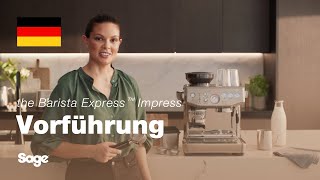 The Barista Express™ Impress | Third-Wave-Spezialitätenkaffee im Handumdrehen | Sage Appliances DE