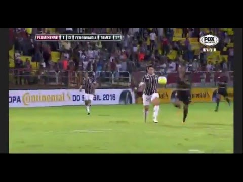 LINDO LANCE NO JOGO  Fluminense 1 x 0 Ferroviária/COPA DO BRASIL/12/05/2016