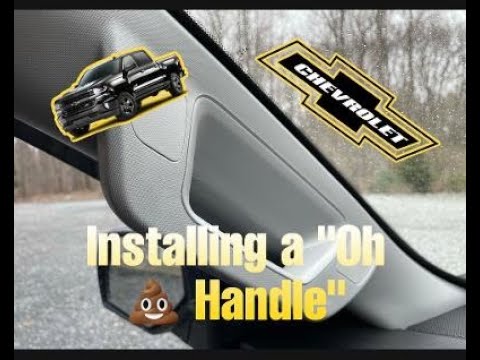 How to Install Silverado A-Pillar Grab Handle!