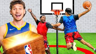 Last To Leave Minihoop Court, Wins NBA Mystery Box!