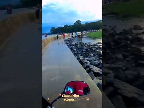 යමුද මචං රවුමක් ....😎👣😎👣 Chandrika wewa.(lake) Embilipitiya #Shorts