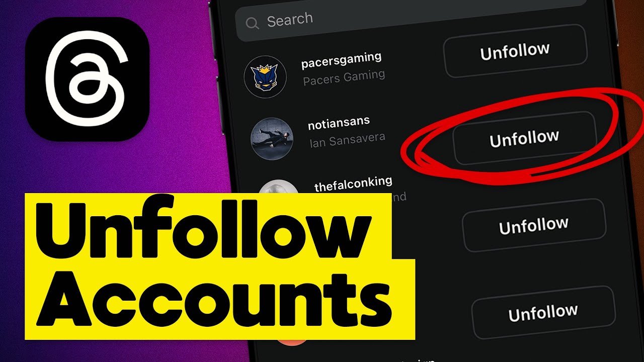 How to Unfollow on Threads App