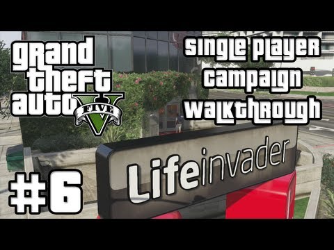 GTA V Playthrough Part 6 "HEADInvader" - Full Story Gameplay Walkthrough