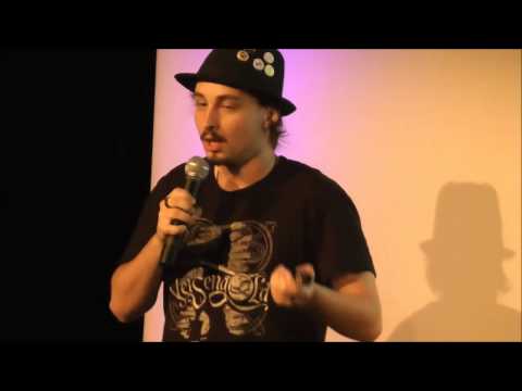 Andreas Kirchmayer beim 1. Science Slam in Erlangen