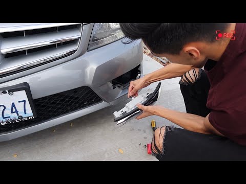 LED Day Light Running Strips Replacement on 2012 Mercedes Benz C300
