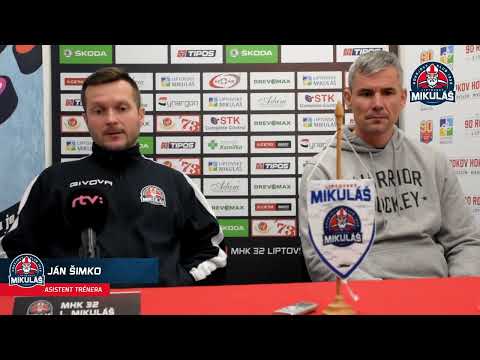 Pozápasová tlačovka MHk 32 Liptovský Mikuláš - HC GROTTO Prešov 0:4