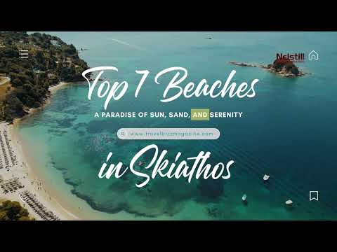 Top 7 Beaches in Skiathos 🌴 Greece 🇬🇷 | Drone 4K