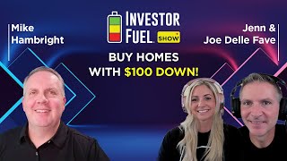 $100 Down Real Estate Deals?! | Virtual Investing & Creative Finance with Jenn & Joe Delle Fave