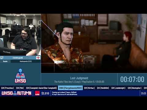 Autumn '22 | Lost Judgment | The Kaito Files Any% (Easy) | RebelDragon95 | 54:42