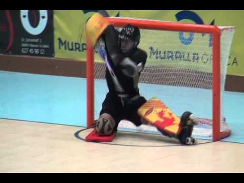 Hockeyglobal.net___Calentamiento de Aitor Egurrola. FC Barcelona - Reus Deportíu. Copa 2012.