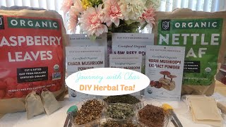 DIY Tea Bags! Teas with Great Benefits! Nettle Leaf, Raspberry Leaves, Burdock Root and More!