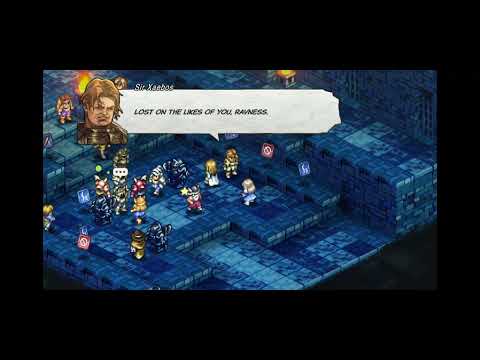 Tactics Ogre - Brutal quote between Ravness and Xaebos!