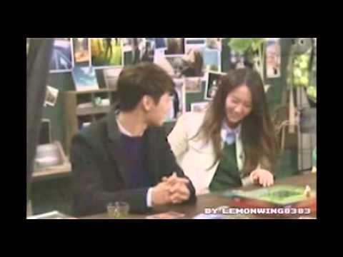 CNBLUE Minhyuk f(x) Krystal - Behind The Kiss Scene