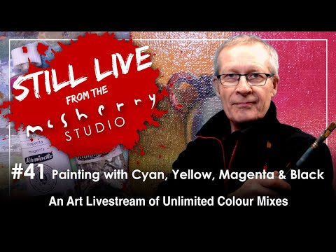 Still Live #41 A Still Life using just Cyan, Yellow, Magenta and Black; the trade printers' colours