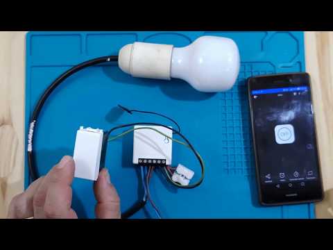 Sonoff Mini proviamo se funziona con un pulsante collegato a S1 S2