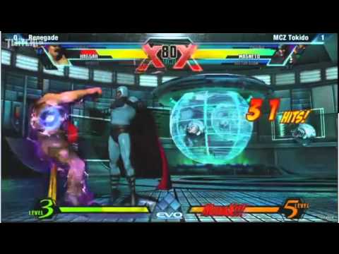 UMVC3 EVO2012 Renegade vs MCZ Tokido