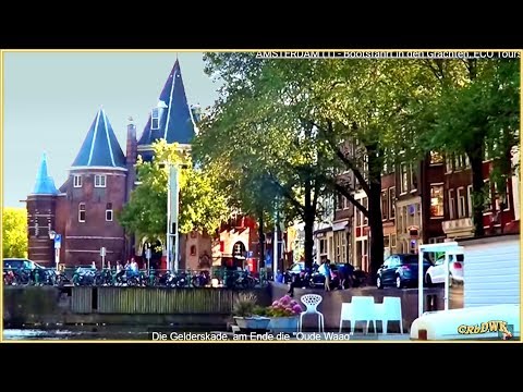 AMSTERDAM (1) -  große Grachten Rundfahrt: Amstel, Herengr., Prinsengr., Keizersgr., etc.