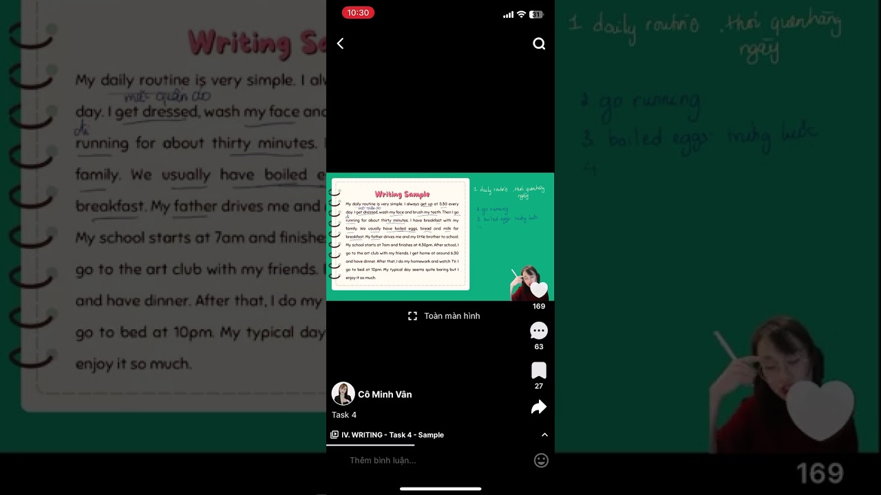 34.4. [Unit 5] Writing - Task 4 - Sample