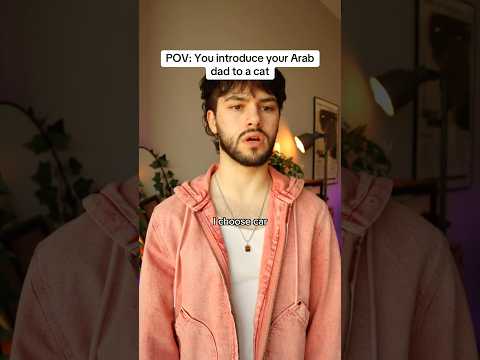 When you introduce your Arab dad to a cat 🐈